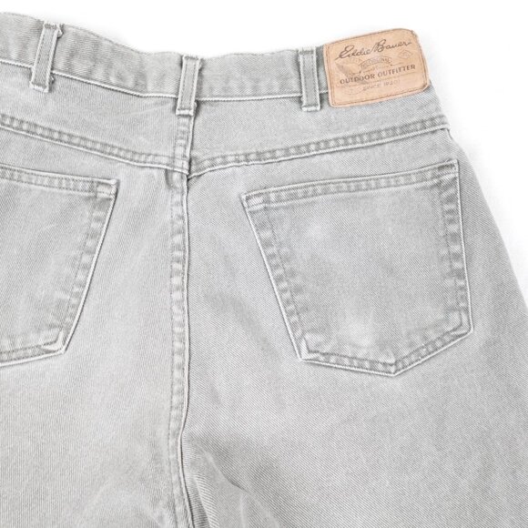 Vintage 90s USA Eddie Bauer Jeans Men's 30x31 Tapered Leg 100% Cotton - Picture 7 of 11